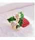 XSB131 - Fashion Strawberry Saree Brooch
